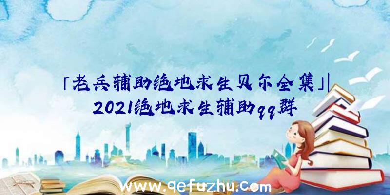 「老兵辅助绝地求生贝尔全集」|2021绝地求生辅助qq群